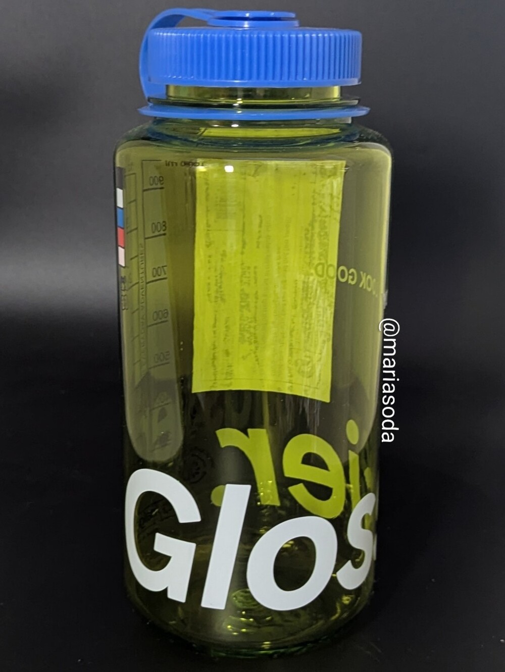 Glossier Limited Edition Nalgene Water Bottle